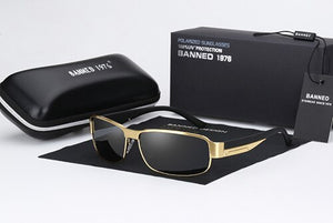 2023 Brand NEW Mens Designer Sunglasses | HD Polarized Lenses | BANNED 1976