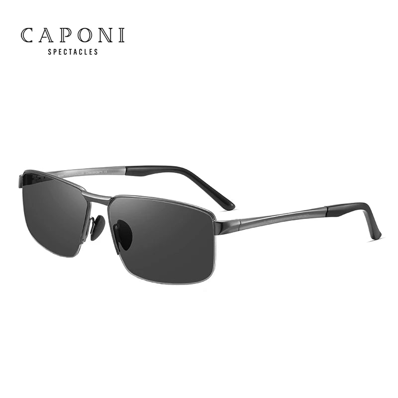 CAPONI New Sunglasses For Men 2025 - Alloy Driving SunGlasses - Man-Kave