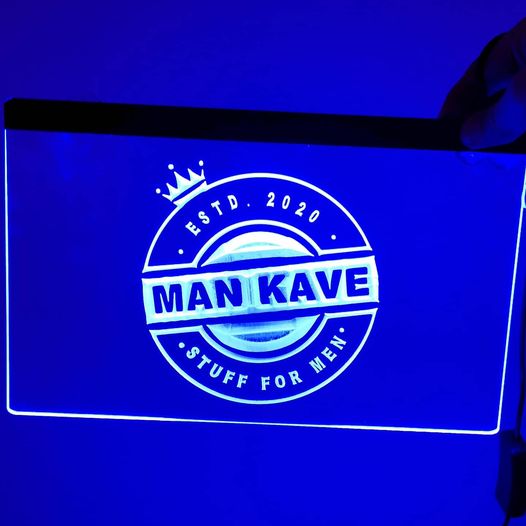 Custom LED Sign Light - Man-Kave