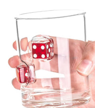 Load image into Gallery viewer, Casino Dice Whisky / Drinks Glass - Man-Kave
