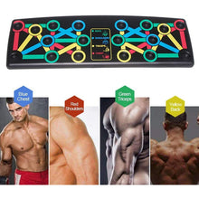 Load image into Gallery viewer, 14 in 1 Push Up Rack Board - Comprehensive Fitness Home Equipment - ManKave Gifts &amp; Accessories
