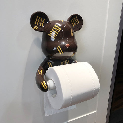 Luxury Violent Bear Toilet Paper holder - 2023 NEW - Man-Kave