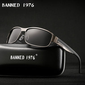 2023 Brand NEW Mens Designer Sunglasses | HD Polarized Lenses | BANNED 1976