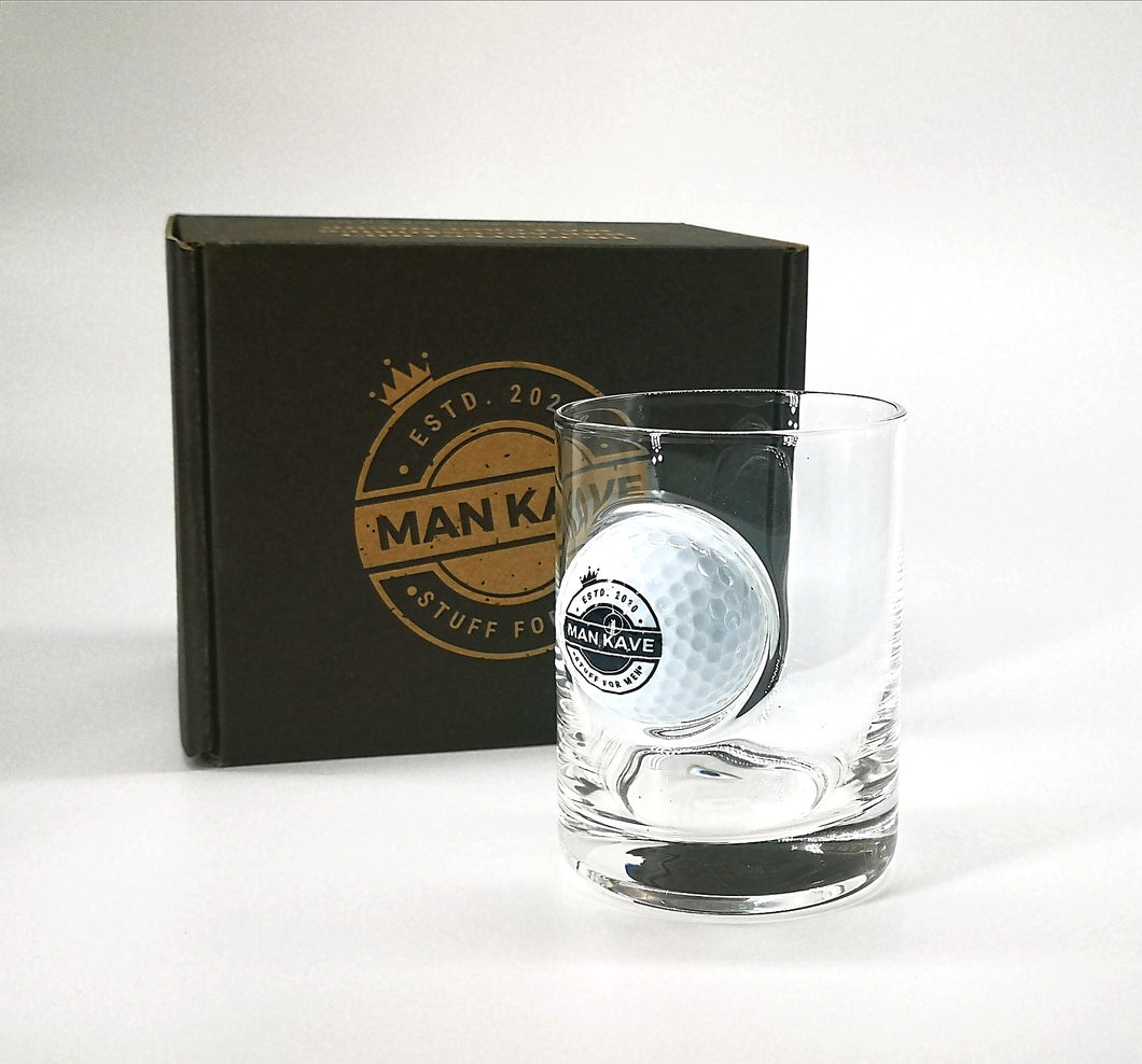 Golf Ball Whiskey Drinks Glasses - Man-Kave