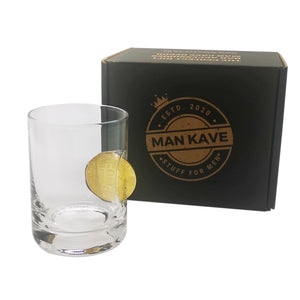 BITCOIN GLASS - A Unique Drinks Glass - EXCLUSIVE! - Man-Kave