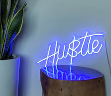 Load image into Gallery viewer, HUSTLE - Custom LED Neon Sign - Man-Kave
