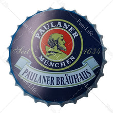 Load image into Gallery viewer, Beer Bottle Cap Decoration Signs - Man-Kave
