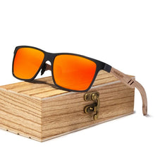 Load image into Gallery viewer, Men&#39;s Wood Sunglasses Polarized - UV400 Protection - Man-Kave

