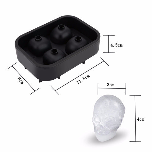 Ice Cube Maker - Creative Skull Shape ICE Tray - ManKave Gifts & Accessories
