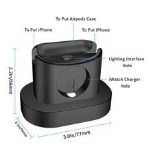 Load image into Gallery viewer, 2 In 1 Charging Dock Station - For Iphones / Airpods / Apple Watch - Man-Kave
