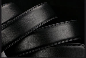 Stylish Leather Belt For Men - Automatic Ratchet Buckle - Man-Kave