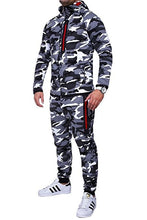 Load image into Gallery viewer, New Camouflage Printed Men&#39;s Set - Joggers &amp; Jacket - Man-Kave
