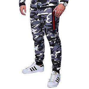New Camouflage Printed Men's Set - Joggers & Jacket - Man-Kave