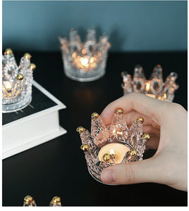 Crown Glass Dish - Candles or Nuts! - Man-Kave