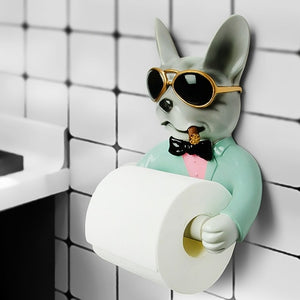 Cool Dog Toilet Paper Holder, - ManKave Gifts & Accessories