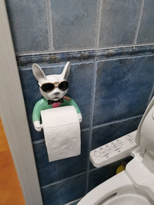 Cool Dog Toilet Paper Holder, - ManKave Gifts & Accessories