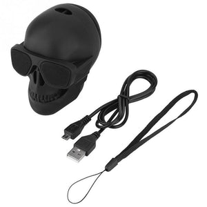 Wireless Bluetooth Skull Speaker - Portable Mini Stereo Speaker - Man-Kave