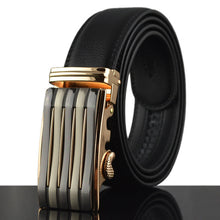 Load image into Gallery viewer, Stylish Leather Belt For Men - Automatic Ratchet Buckle - Man-Kave
