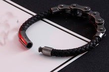 Load image into Gallery viewer, Brand New Frosted Stainless Steel Bike Chain Bracelet For Men - ManKave Gifts &amp; Accessories
