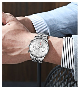 Business Quartz Watch - Mens Luxury Style - ManKave Gifts & Accessories