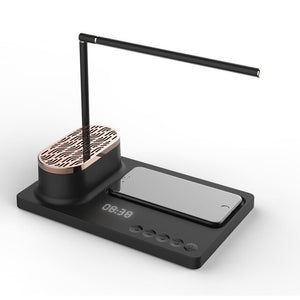 Smart Bedside Music Lamp & Wireless Charger - Man-Kave