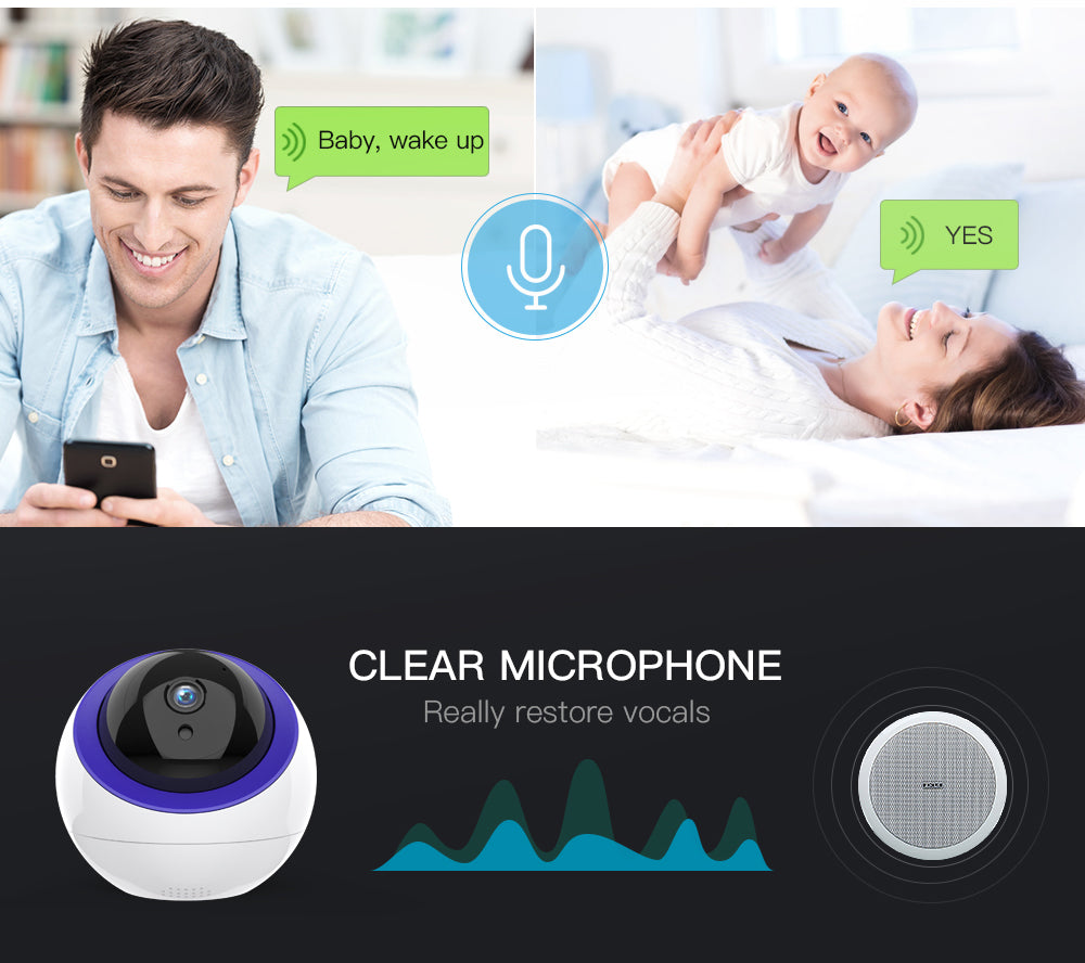 Smart Home WiFi Camera 1080P - Auto Tracking CCTV Network Dome Camera - ManKave Gifts & Accessories