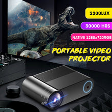 Load image into Gallery viewer, 4K LED Projector Portable 1080P Full HD - Outdoor Home Cinema - ManKave Gifts &amp; Accessories
