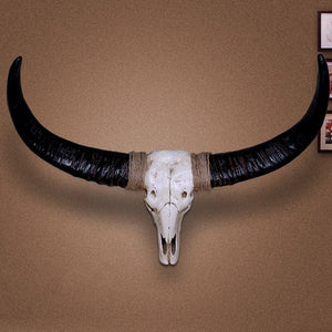 Vintage Cow Head Skull - Wall Mount Ornament - ManKave Gifts & Accessories