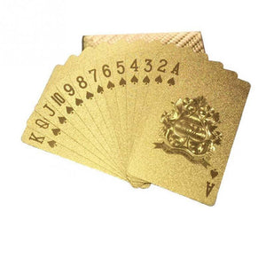 Playing Cards, Golden Poker Collection / Black Diamond Poker Cards - ManKave Gifts & Accessories