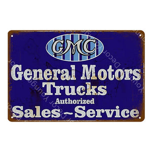 Garage / Motors Vintage Metal Signs - ManKave Gifts & Accessories