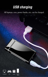 Double Arc Electronic Lighter - USB Rechargeable Cigarette Lighter - ManKave Gifts & Accessories
