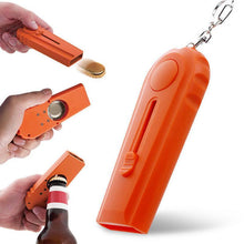 Load image into Gallery viewer, New Funny Fidget Toys - Bottle Opener / Cap shooter keychain - ManKave Gifts &amp; Accessories
