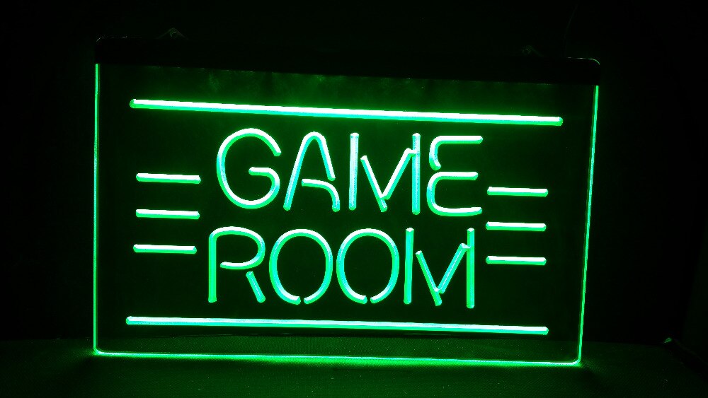 GAME ROOM LED Neon Light Sign - ManKave Gifts & Accessories