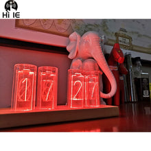 Load image into Gallery viewer, Glow Tube Digital Clock - Solid Wood Creative Gift Retro LED Home Clock - ManKave Gifts &amp; Accessories
