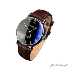 Load image into Gallery viewer, Men&#39;s Watch - Luxury Faux Leather Quartz Wrist Watch - ManKave Gifts &amp; Accessories
