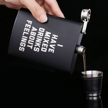 Load image into Gallery viewer, 8oz Hip Flask Set - Best Man Gift - Man-Kave
