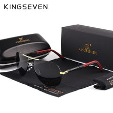 Load image into Gallery viewer, KINGSEVEN Men&#39;s Vintage Aluminium Polarised Sunglasses - ManKave Gifts &amp; Accessories
