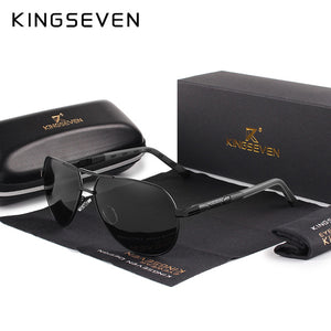 KINGSEVEN Men's Vintage Aluminium Polarised Sunglasses - ManKave Gifts & Accessories