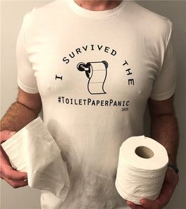 Funny T Shirt Poking Fun At The Toilet Paper Panic 2020 - ManKave Gifts & Accessories