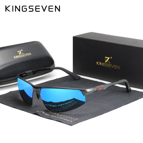 KINGSEVEN Driving Series Polarised Men's Aluminium Sunglasses - ManKave Gifts & Accessories