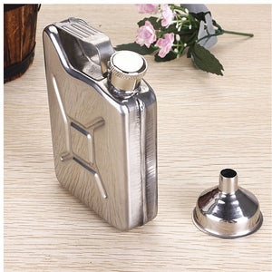 5oz Gasoline Bucket Shape HIP FLASK -  Wedding Party /  Bar / Stag Do - ManKave Gifts & Accessories