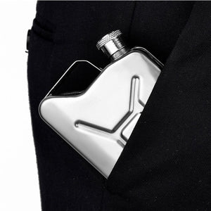 5oz Gasoline Bucket Shape HIP FLASK -  Wedding Party /  Bar / Stag Do - ManKave Gifts & Accessories