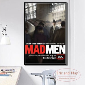 Mad Men Hot TV Series Show | Art Canvas Poster - Man-Kave