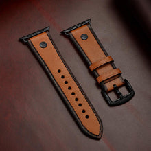 Load image into Gallery viewer, Genuine leather strap for apple watch - Man-Kave
