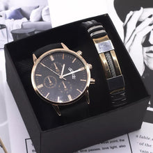 Load image into Gallery viewer, Mens Watch + Bracelet Gift Set - Man-Kave
