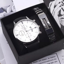 Load image into Gallery viewer, Mens Watch + Bracelet Gift Set - Man-Kave
