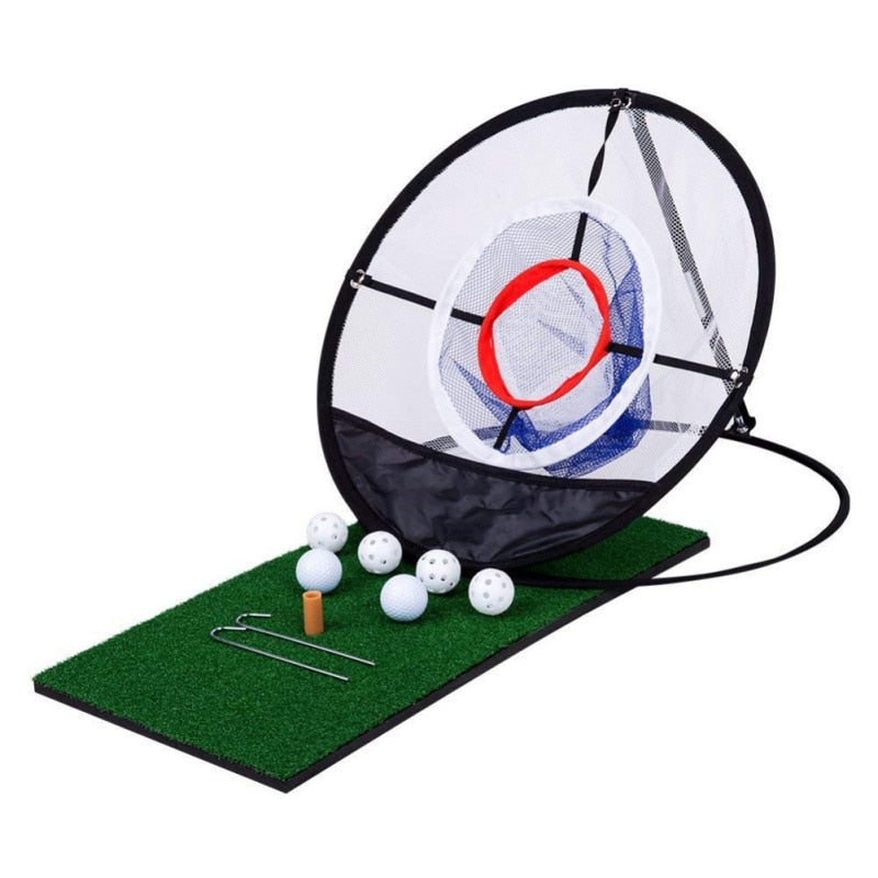 Golf Training Chipping Practice Net - Man-Kave