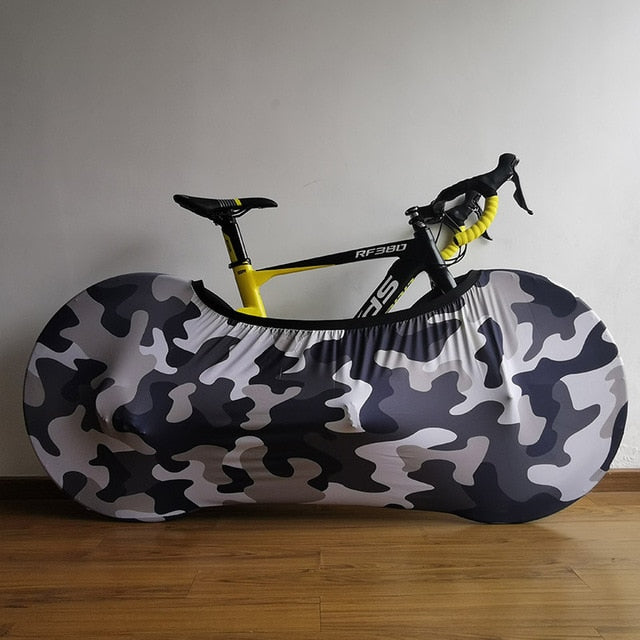 Cover Inner Bick Camouflage Stretch Bicycle Indoor Cover | Cycle Sock | Man-Kave