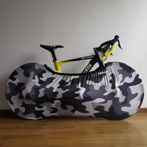Camouflage Stretch Bicycle Indoor Cover | Cycle Sock - Man-Kave