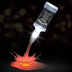 USB Bottle Lamp - Bar Party LED Bottle Spill Lamp - Man-Kave